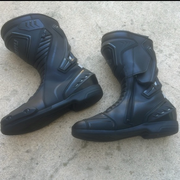 NORU Hakone Black Moyorcycle Riding Boots Men\'s Size 11 main image 13